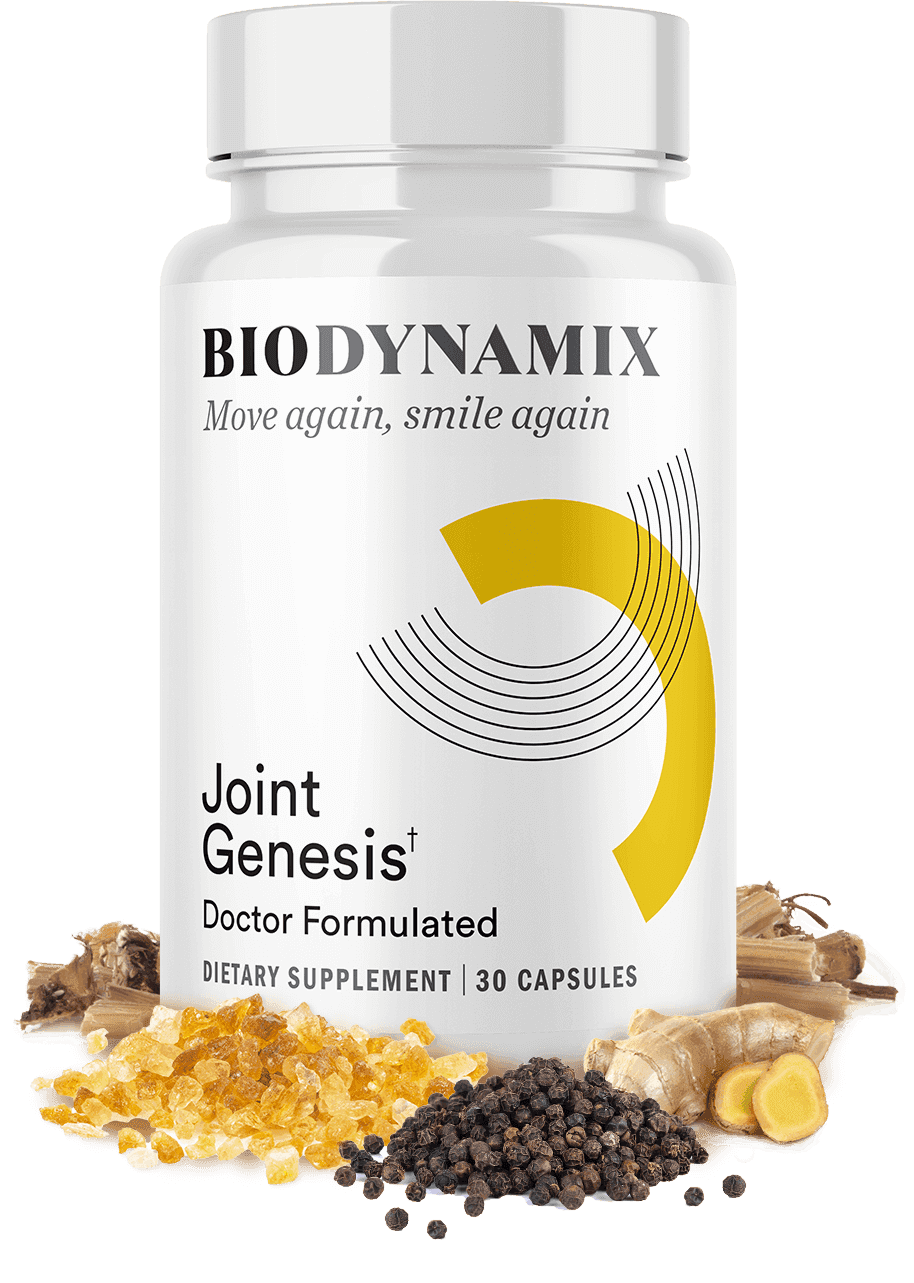 Joint Genesis product and ingredient presentation from the seller
