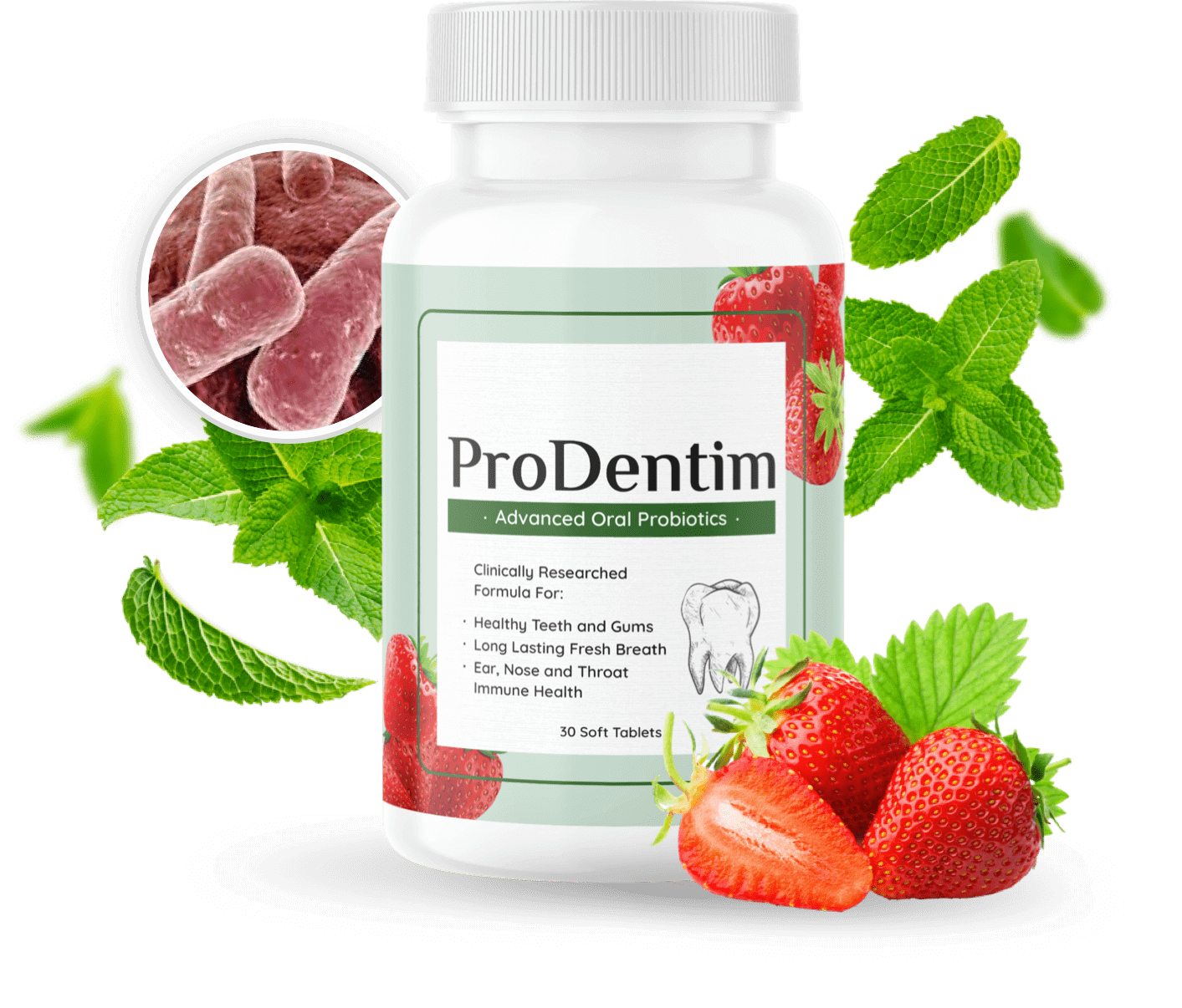 ProDentim oral probiotic product presentation supplied by the seller