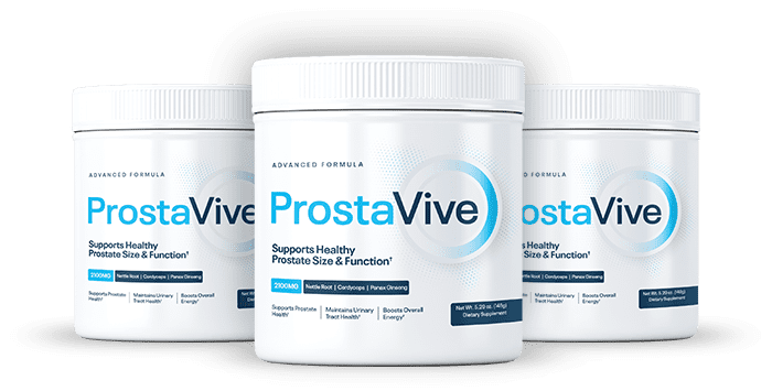 Six-bottle ProstaVive package graphic supplied by the seller